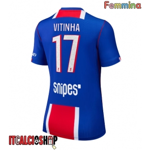 Paris Saint-Germain Vitinha #17 Prima Maglia Femmina 2026-27 Manica Corta